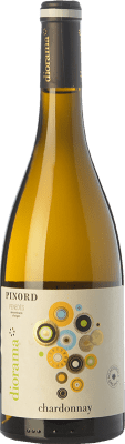 10,95 € Envio grátis | Vinho branco Pinord Diorama D.O. Penedès Catalunha Espanha Chardonnay Garrafa 75 cl