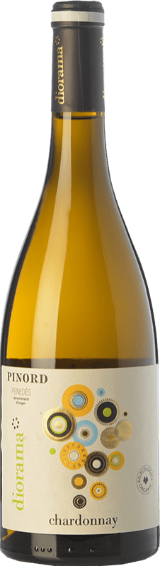 10,95 € Envío gratis | Vino blanco Pinord Diorama D.O. Penedès Cataluña España Chardonnay Botella 75 cl