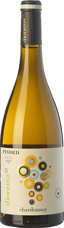 13,95 € Envio grátis | Vinho branco Pinord Diorama D.O. Penedès Catalunha Espanha Chardonnay Garrafa 75 cl