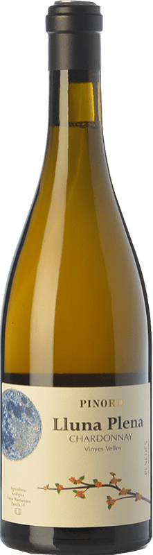 29,95 € Envio grátis | Vinho branco Pinord Lluna Plena Crianza D.O. Penedès Catalunha Espanha Chardonnay Garrafa 75 cl