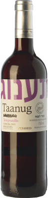 10,95 € Бесплатная доставка | Красное вино Pinord Taanug Молодой D.O. Penedès Каталония Испания Tempranillo бутылка 75 cl