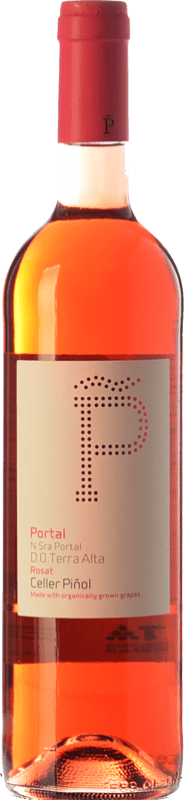 8,95 € Free Shipping | Rosé wine Piñol Nuestra Señora del Portal D.O. Terra Alta Catalonia Spain Syrah, Grenache Bottle 75 cl