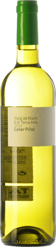 7,95 € Spedizione Gratuita | Vino bianco Piñol Raig de Raïm Blanc D.O. Terra Alta Catalogna Spagna Grenache Bianca, Macabeo Bottiglia 75 cl