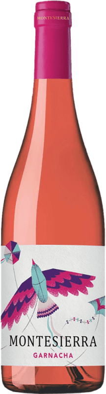 7,95 € Envio grátis | Vinho rosé Pirineos Montesierra Jovem D.O. Somontano Aragão Espanha Merlot, Cabernet Sauvignon Garrafa 75 cl