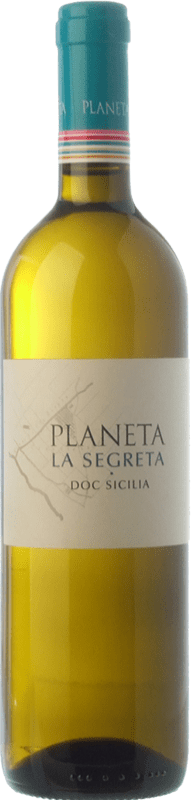 8,95 € Free Shipping | White wine Planeta La Segreta I.G.T. Terre Siciliane Sicily Italy Viognier, Chardonnay, Fiano, Grecanico Dorato Bottle 75 cl