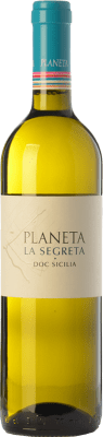 8,95 € Free Shipping | White wine Planeta La Segreta Bianco I.G.T. Terre Siciliane Sicily Italy Viognier, Chardonnay, Fiano, Grecanico Dorato Bottle 75 cl