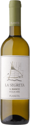 12,95 € 免费送货 | 白酒 Planeta La Segreta Bianco I.G.T. Terre Siciliane 西西里岛 意大利 Viognier, Chardonnay, Fiano, Grecanico 瓶子 75 cl