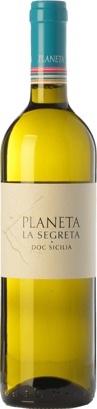 10,95 € 免费送货 | 白酒 Planeta La Segreta Bianco I.G.T. Terre Siciliane 西西里岛 意大利 Viognier, Chardonnay, Fiano, Grecanico Dorato 瓶子 75 cl