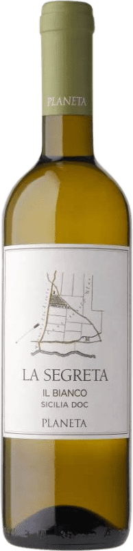 13,95 € Free Shipping | White wine Planeta La Segreta Bianco I.G.T. Terre Siciliane Sicily Italy Viognier, Chardonnay, Fiano, Grecanico Bottle 75 cl