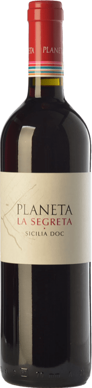 14,95 € Free Shipping | Red wine Planeta La Segreta Rosso I.G.T. Terre Siciliane Sicily Italy Merlot, Syrah, Cabernet Franc, Nero d'Avola Bottle 75 cl