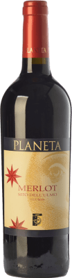28,95 € Free Shipping | Red wine Planeta Merlot Sito dell'Ulmo I.G.T. Terre Siciliane Sicily Italy Merlot, Petit Verdot Bottle 75 cl