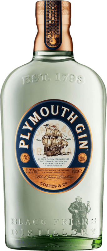 29,95 € Kostenloser Versand | Gin Plymouth England Großbritannien Flasche 70 cl