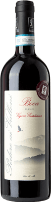 38,95 € Spedizione Gratuita | Vino Rosso Podere ai Valloni Vigna Cristiana D.O.C. Boca Piemonte Italia Nebbiolo, Vespolina, Rara 75 cl