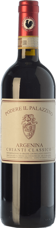 19,95 € Free Shipping | Red Wine Il Palazzino Argenina Classic D.O.C.G. Chianti Tuscany Italy Sangiovese Bottle 75 cl
