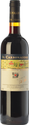 54,95 € Envio grátis | Vinho tinto Podere Poggio Scalette Il Carbonaione I.G.T. Alta Valle della Greve Tuscany Itália Sangiovese Garrafa 75 cl