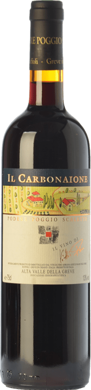 49,95 € Free Shipping | Red wine Podere Poggio Scalette Il Carbonaione I.G.T. Alta Valle della Greve Tuscany Italy Sangiovese Bottle 75 cl