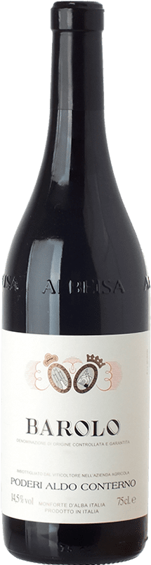 66,95 € Бесплатная доставка | Красное вино Aldo Conterno D.O.C.G. Barolo Пьемонте Италия Nebbiolo бутылка 75 cl