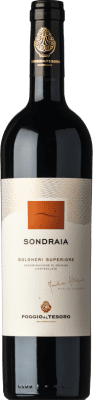 56,95 € Free Shipping | Red wine Poggio al Tesoro Sondraia D.O.C. Bolgheri Tuscany Italy Merlot, Cabernet Sauvignon, Cabernet Franc Bottle 75 cl