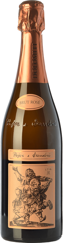 32,95 € Kostenloser Versand | Rosé Sekt Pojer e Sandri Rosé Brut I.G.T. Vigneti delle Dolomiti Trentino Italien Spätburgunder, Chardonnay Flasche 75 cl