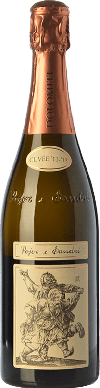 36,95 € 免费送货 | 白起泡酒 Pojer e Sandri Cuvée 11-12 I.G.T. Vigneti delle Dolomiti 特伦蒂诺 意大利 Pinot Black, Chardonnay 瓶子 75 cl
