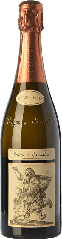 38,95 € Envoi gratuit | Vin Mousseux Blanc Pojer e Sandri 11-12 Cuvée I.G.T. Vigneti delle Dolomiti Trentin Italie Pinot Noir, Chardonnay Bouteille 75 cl