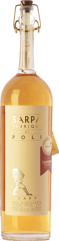 49,95 € Kostenloser Versand | Grappa Poli Sarpa Barrique Venetien Italien Flasche 70 cl