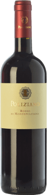 16,95 € Бесплатная доставка | Красное вино Poliziano D.O.C. Rosso di Montepulciano Тоскана Италия Merlot — Мерло, Sangiovese — Санджовезе Бутылка 75 cl