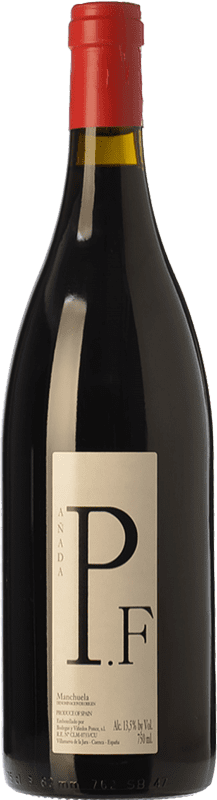 15,95 € Spedizione Gratuita | Vino rosso Ponce J. Antonio Pie Franco Crianza D.O. Manchuela Castilla-La Mancha Spagna Bobal Bottiglia 75 cl