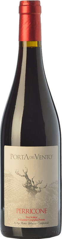28,95 € Free Shipping | Red wine Porta del Vento I.G.T. Terre Siciliane Sicily Italy Perricone Bottle 75 cl