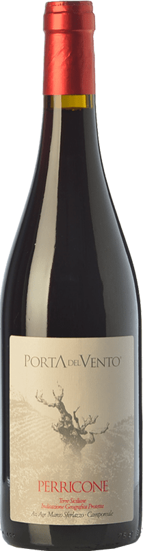 23,95 € Free Shipping | Red Wine Porta del Vento I.G.T. Terre Siciliane Sicily Italy Perricone Eco — Organic Bottle 75 cl