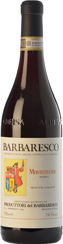 74,95 € Бесплатная доставка | Красное вино Produttori del Barbaresco Montestefano D.O.C.G. Barbaresco Пьемонте Италия Nebbiolo — Неббиоло 75 cl