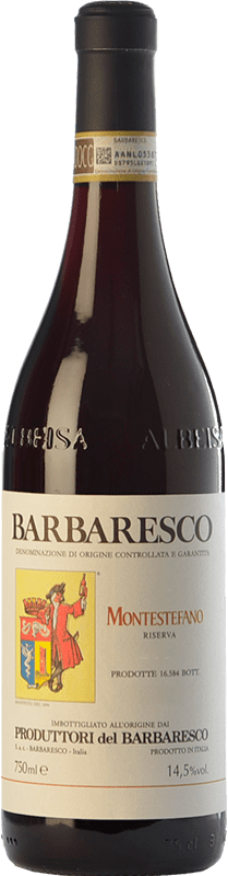 71,95 € Kostenloser Versand | Rotwein Produttori del Barbaresco Montestefano D.O.C.G. Barbaresco Piemont Italien Nebbiolo Flasche 75 cl