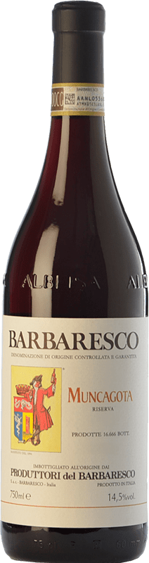 71,95 € 免费送货 | 红酒 Produttori del Barbaresco Muncagota D.O.C.G. Barbaresco 皮埃蒙特 意大利 Nebbiolo 瓶子 75 cl