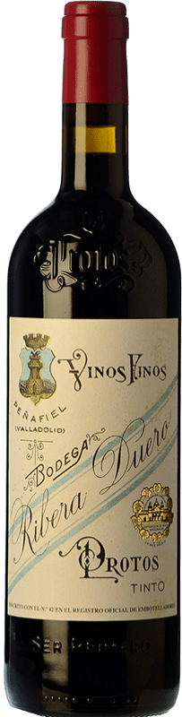 34,95 € Free Shipping | Red wine Protos 27 Aged D.O. Ribera del Duero Castilla y León Spain Tempranillo Bottle 75 cl