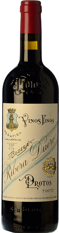 28,95 € Бесплатная доставка | Красное вино Protos 27 Crianza — Крианса D.O. Ribera del Duero Кастилия-Леон Испания Tempranillo — Темпранильо Бутылка 75 cl