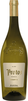 25,95 € Бесплатная доставка | Белое вино Protos Fermentado en Barrica Резерв D.O. Rueda Кастилия-Леон Испания Verdejo бутылка 75 cl