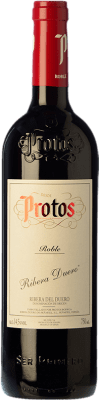12,95 € Envio grátis | Vinho Tinto Protos Carvalho D.O. Ribera del Duero Castela e Leão Espanha Tempranillo 75 cl