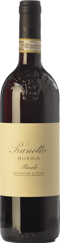 106,95 € Envío gratis | Vino tinto Prunotto Bussia D.O.C.G. Barolo Piemonte Italia Nebbiolo Botella 75 cl