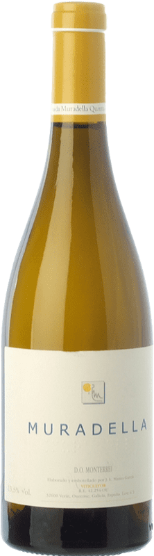 42,95 € Envio grátis | Vinho branco Quinta da Muradella Crianza D.O. Monterrei Galiza Espanha Treixadura Garrafa 75 cl