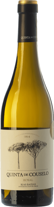 16,95 € Kostenloser Versand | Weißwein Quinta de Couselo D.O. Rías Baixas Galizien Spanien Loureiro, Treixadura, Albariño, Caíño Weiß Flasche 75 cl