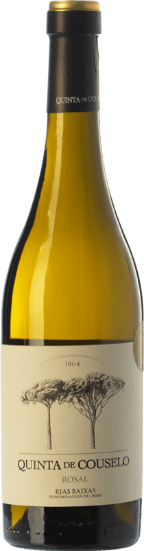 12,95 € Free Shipping | White Wine Quinta de Couselo D.O. Rías Baixas Galicia Spain Loureiro, Treixadura, Albariño — Albarinho, Caíño Bottle 75 cl