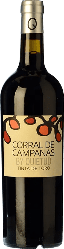 11,95 € Бесплатная доставка | Красное вино Quinta de la Quietud Corral de Campanas молодое D.O. Toro Кастилия-Леон Испания Tinta de Toro Бутылка 75 cl