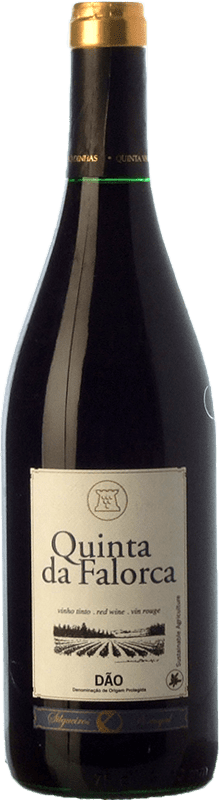 13,95 € Kostenloser Versand | Rotwein Quinta Vale das Escadinhas Quinta da Falorca Jung I.G. Dão Dão Portugal Touriga Nacional, Tinta Roriz, Alfrocheiro, Jaén 75 cl