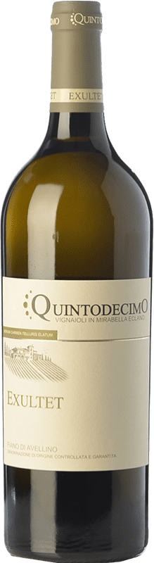 43,95 € Envoi gratuit | Vin blanc Quintodecimo Exultet D.O.C.G. Fiano d'Avellino Campanie Italie Fiano Bouteille 75 cl