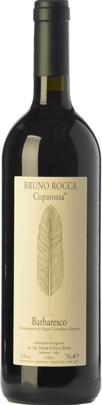 63,95 € Kostenloser Versand | Rotwein Bruno Rocca Coparossa D.O.C.G. Barbaresco Piemont Italien Nebbiolo Flasche 75 cl