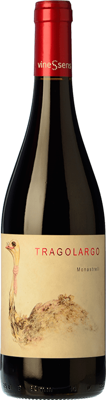 9,95 € 免费送货 | 红酒 Bernabé Tragolargo 年轻的 D.O. Alicante 巴伦西亚社区 西班牙 Monastrell 瓶子 75 cl