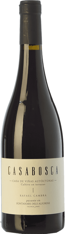 16,95 € Spedizione Gratuita | Vino Rosso Rafael Cambra Casabosca Crianza — Invecchiato in Botte D.O. Valencia Comunità Valenciana Spagna Monastrell, Forcayat del Arco, Arco, Bonicaire Bottiglia 75 cl