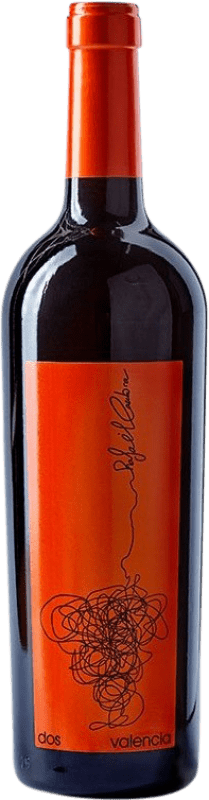 12,95 € Free Shipping | Red wine Rafael Cambra Dos Aged D.O. Valencia Valencian Community Spain Cabernet Sauvignon, Monastrell, Cabernet Franc Bottle 75 cl