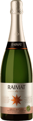 13,95 € Free Shipping | White Sparkling Wine Raimat Chardonnay Xarel·lo Brut Nature D.O. Cava Catalonia Spain Xarel·lo, Chardonnay 75 cl