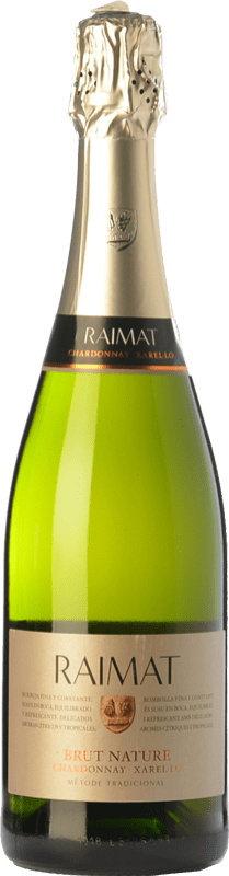 13,95 € Бесплатная доставка | Белое игристое Raimat Chardonnay Xarel·lo Природа Брута D.O. Cava Каталония Испания Xarel·lo, Chardonnay бутылка 75 cl